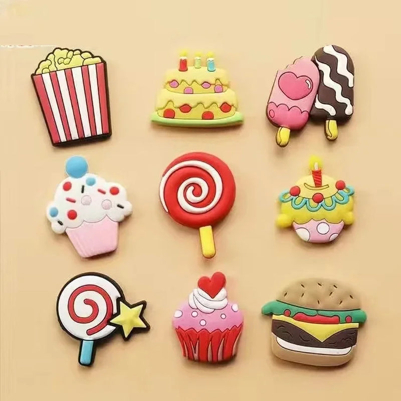 1 Set PVC Cute Fridge Magnets for Children Cartoon Animal Magnets for Refrigerator Decor Funny Magnetic Letters Numbers Kids Toy