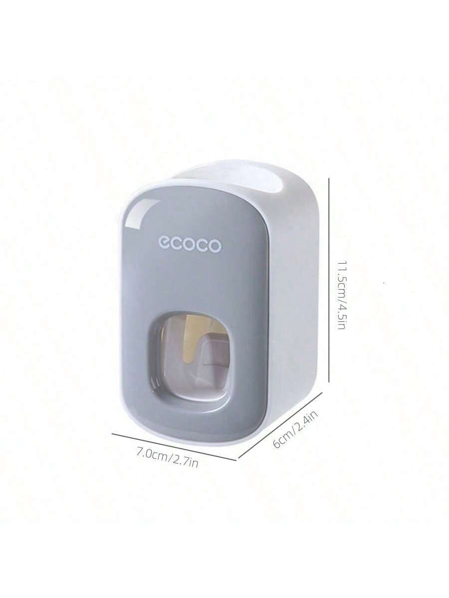 1 Pc Luxury Fully Automatic Toothpaste Dispenser - Wall Mounted, No Need for Drilling Installation, Easy to Dust and save Space, Waterproof and Easy to Squeeze without Electricity, Bathroom Storage Accessory, No Need for Manual Squeezing, Saving Time and Energy Toothpaste Squeezing Dispenser