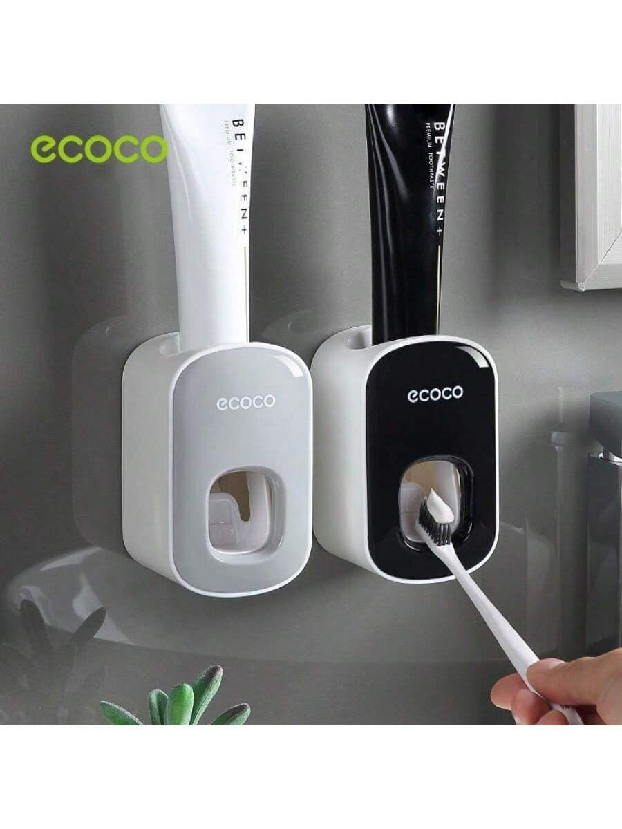 1 Pc Luxury Fully Automatic Toothpaste Dispenser - Wall Mounted, No Need for Drilling Installation, Easy to Dust and save Space, Waterproof and Easy to Squeeze without Electricity, Bathroom Storage Accessory, No Need for Manual Squeezing, Saving Time and Energy Toothpaste Squeezing Dispenser