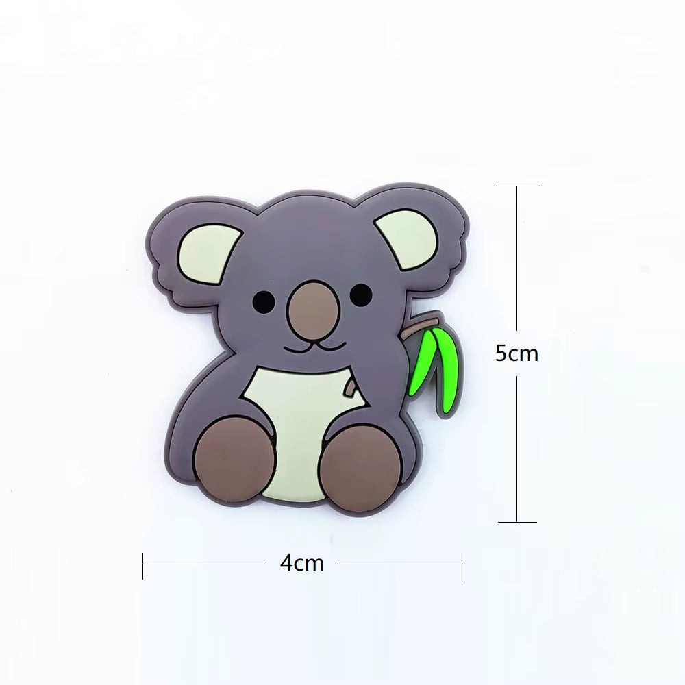 New PVC Fridge Magnets for Children Toy Cartoon Animal Magnets for Refrigerator Decor Cute Fridge Magnets for Child Magnetic Toy