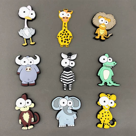 New PVC Fridge Magnets for Children Toy Cartoon Animal Magnets for Refrigerator Decor Cute Fridge Magnets for Child Magnetic Toy