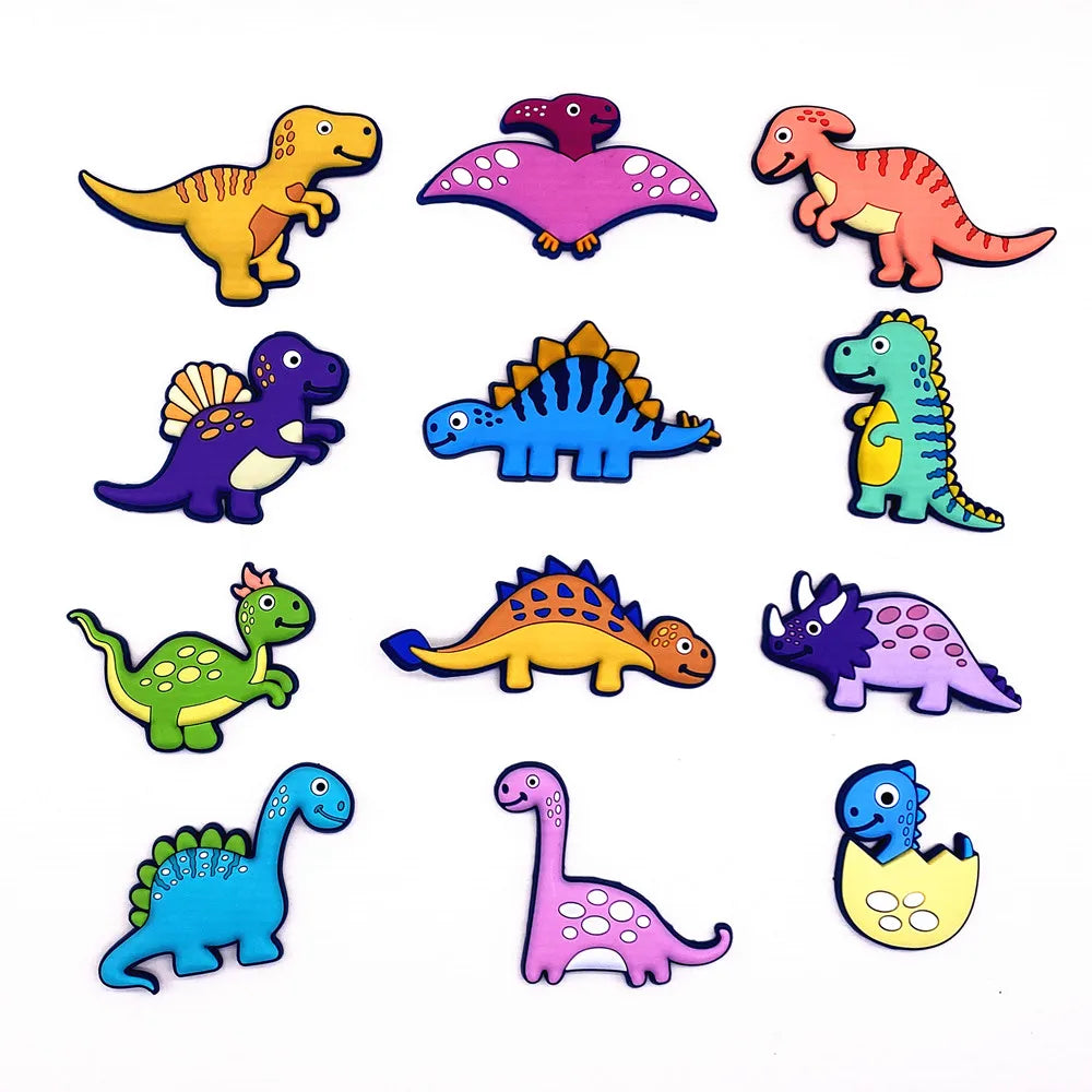 1 Set PVC Cute Fridge Magnets for Children Cartoon Animal Magnets for Refrigerator Decor Funny Magnetic Letters Numbers Kids Toy