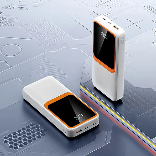 Baterie Externă 20000mAh cu LED – Încărcător Portabil Rapid pentru Telefon și Tablete