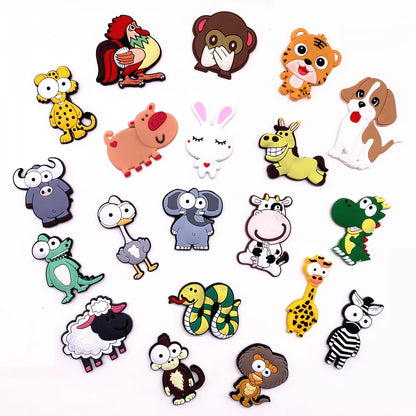 New PVC Fridge Magnets for Children Toy Cartoon Animal Magnets for Refrigerator Decor Cute Fridge Magnets for Child Magnetic Toy