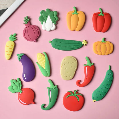 1 Set PVC Cute Fridge Magnets for Children Cartoon Animal Magnets for Refrigerator Decor Funny Magnetic Letters Numbers Kids Toy