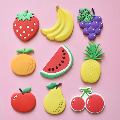 1 Set PVC Cute Fridge Magnets for Children Cartoon Animal Magnets for Refrigerator Decor Funny Magnetic Letters Numbers Kids Toy