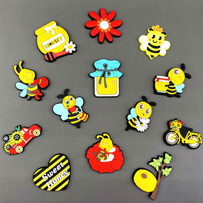 New PVC Fridge Magnets for Children Toy Cartoon Animal Magnets for Refrigerator Decor Cute Fridge Magnets for Child Magnetic Toy